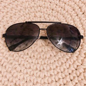 Dolce & Gabbana Women's Black Aviator Sunglasses